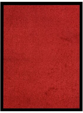 vidaXL Deurmat 60x80 cm rood