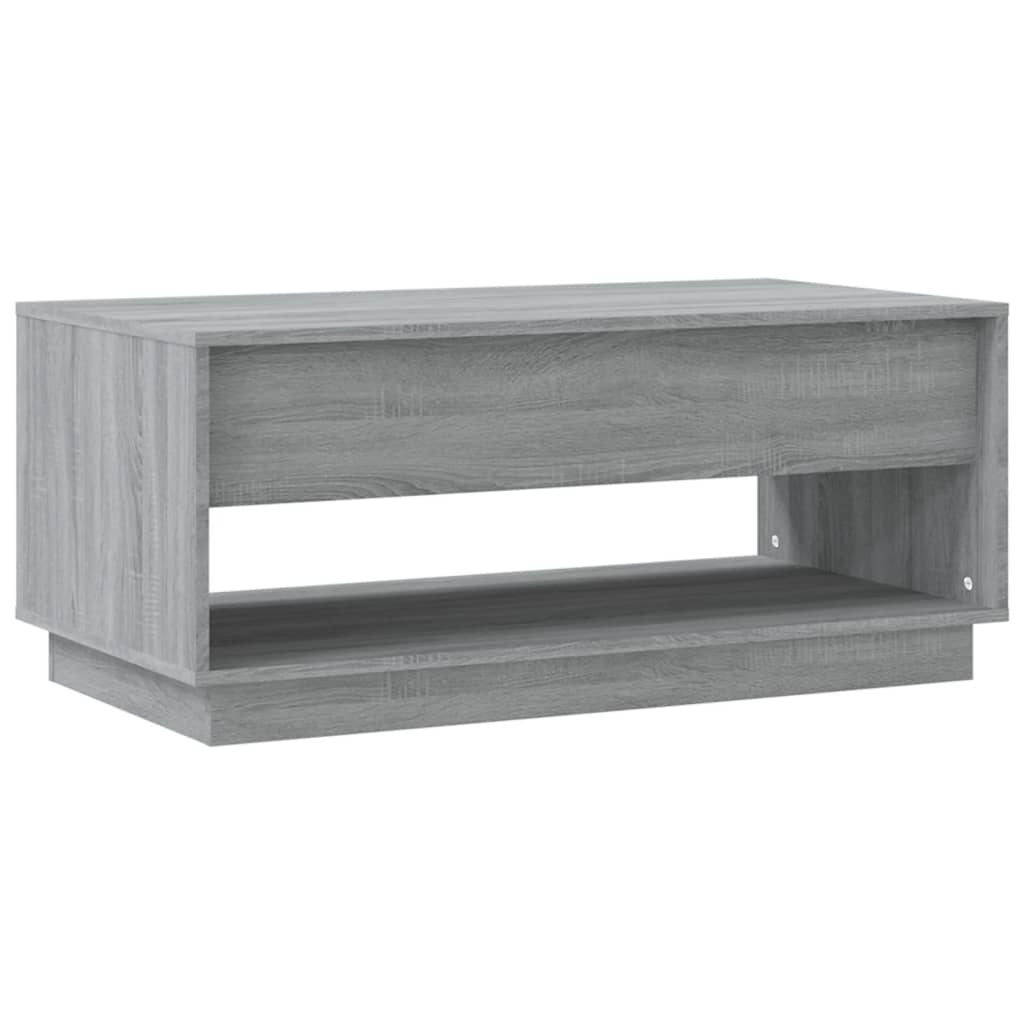 vidaXL Salontafel 102,5x55x44 cm spaanplaat grijs sonoma eikenkleurig