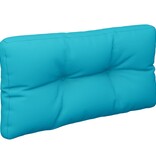 vidaXL Palletkussen 80x40x12 cm stof turquoise