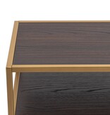 KantoormeubelenPlus Stalux Tv-meubel 'Luuk' 150cm, kleur goud / bruin hout