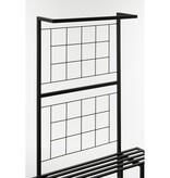 KantoormeubelenPlus Greenrax Plantenstandaard - L90 x B44 x H190 cm - Metaal - Zwart
