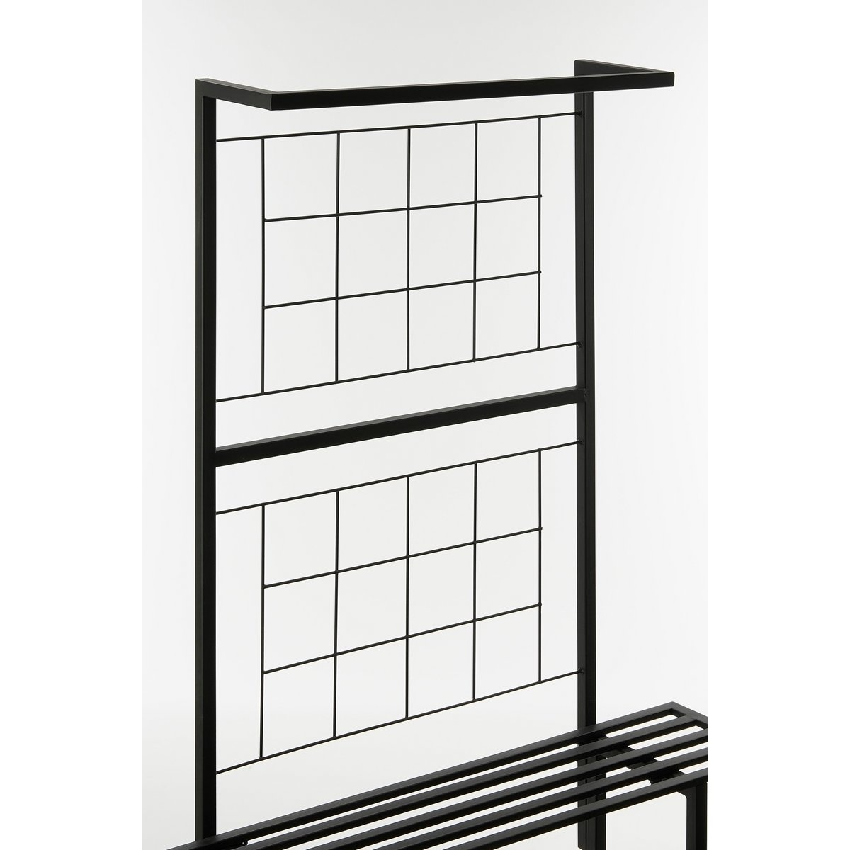 KantoormeubelenPlus Greenrax Plantenstandaard - L90 x B44 x H190 cm - Metaal - Zwart