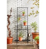KantoormeubelenPlus Greenrax Plantenstandaard - L90 x B44 x H190 cm - Metaal - Zwart