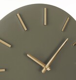KantoormeubelenPlus Brixen Wandklok - Ø35,5 cm - Donkergroen