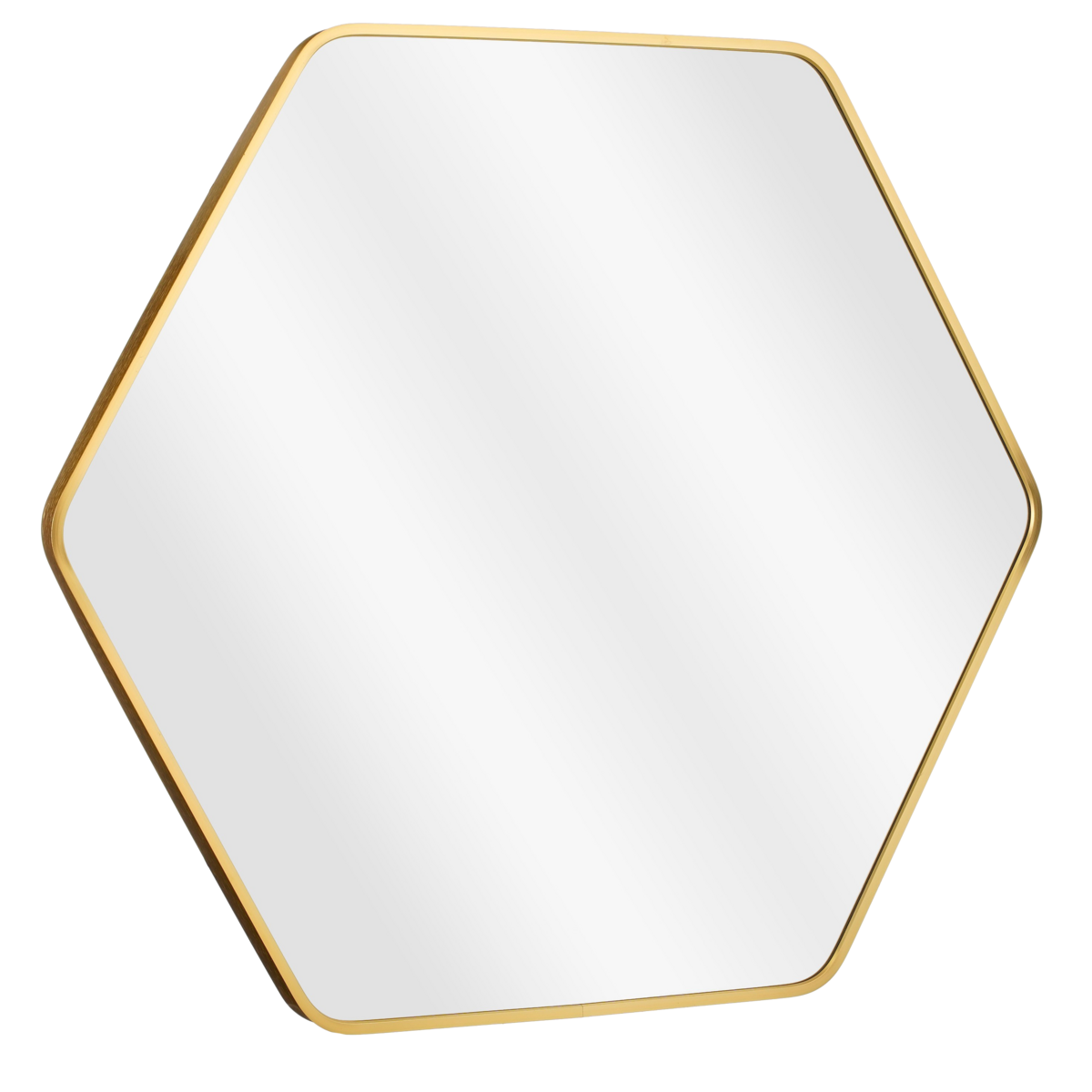 KantoormeubelenPlus Rossi Wandspiegel - L80 x B71 cm - Metaal - Goud