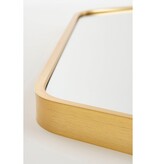 KantoormeubelenPlus Rossi Wandspiegel - L80 x B71 cm - Metaal - Goud