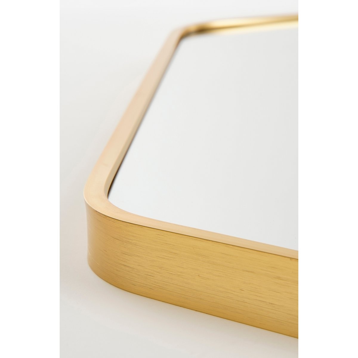 KantoormeubelenPlus Rossi Wandspiegel - L80 x B71 cm - Metaal - Goud