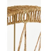 KantoormeubelenPlus Ludy Wandspiegel - H5 x Ø60 cm - Jute - Lichtbruin