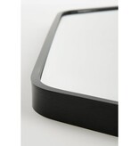 KantoormeubelenPlus Rossi Wandspiegel - L80 x B71 cm - Metaal - Zwart