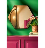 KantoormeubelenPlus Rossi Wandspiegel - L80 x B71 cm - Metaal - Zwart