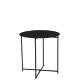 KantoormeubelenPlus Mikki Bijzettafel - H40 x Ø40 cm - Zwart