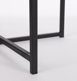 KantoormeubelenPlus Mikki Bijzettafel - H40 x Ø40 cm - Zwart