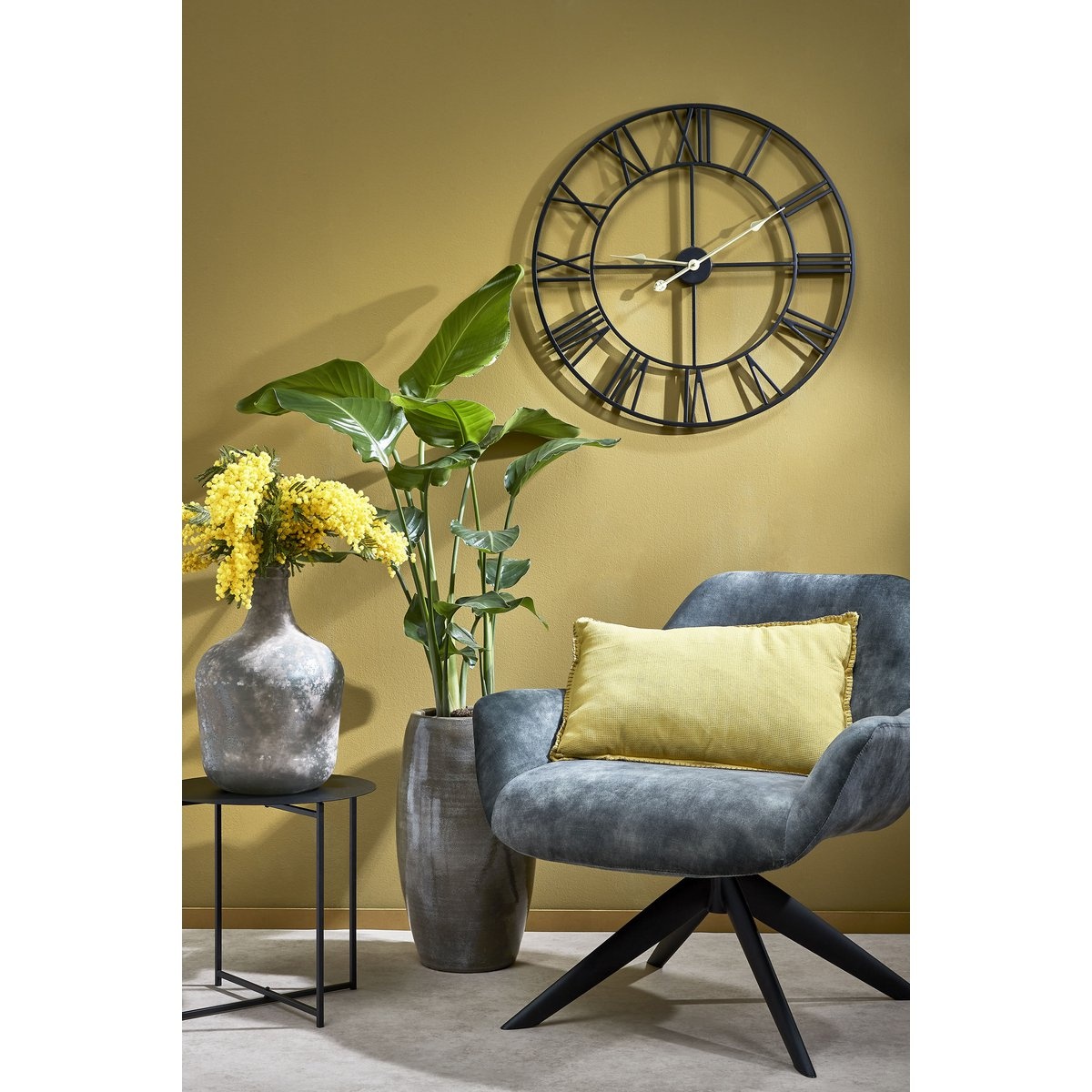 KantoormeubelenPlus Mikki Bijzettafel - H40 x Ø40 cm - Zwart