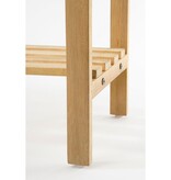 KantoormeubelenPlus Glenwood Plantenbak Rechthoek voor Buiten - L70 x B30 x H75 cm - Acaciahout - Bruin