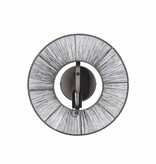 KantoormeubelenPlus Bodil Wandlamp - H18 x Ø40 cm - Metaal - Zwart