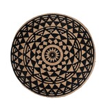 KantoormeubelenPlus Bombay Vloerkleed - Natuur;zwart