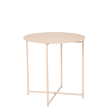 KantoormeubelenPlus Mikki Bijzettafel - H45 x Ø45 cm - Metaal - Oud Roze