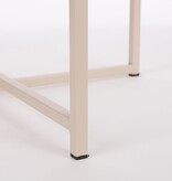 KantoormeubelenPlus Mikki Bijzettafel - H45 x Ø45 cm - Metaal - Oud Roze