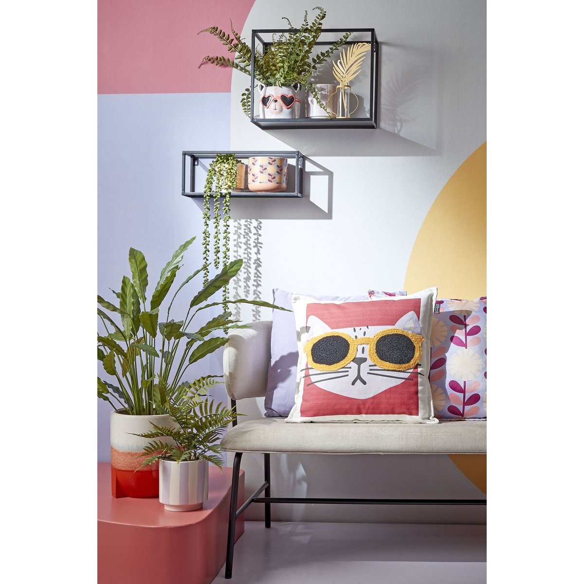 KantoormeubelenPlus Wandrek - L41 x B20,5 x H30,5 cm - Metaal - Zwart