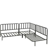 KantoormeubelenPlus Celo Loungebank Hoekelement - L83 x B83 x H78 cm - Metaal - Zwart