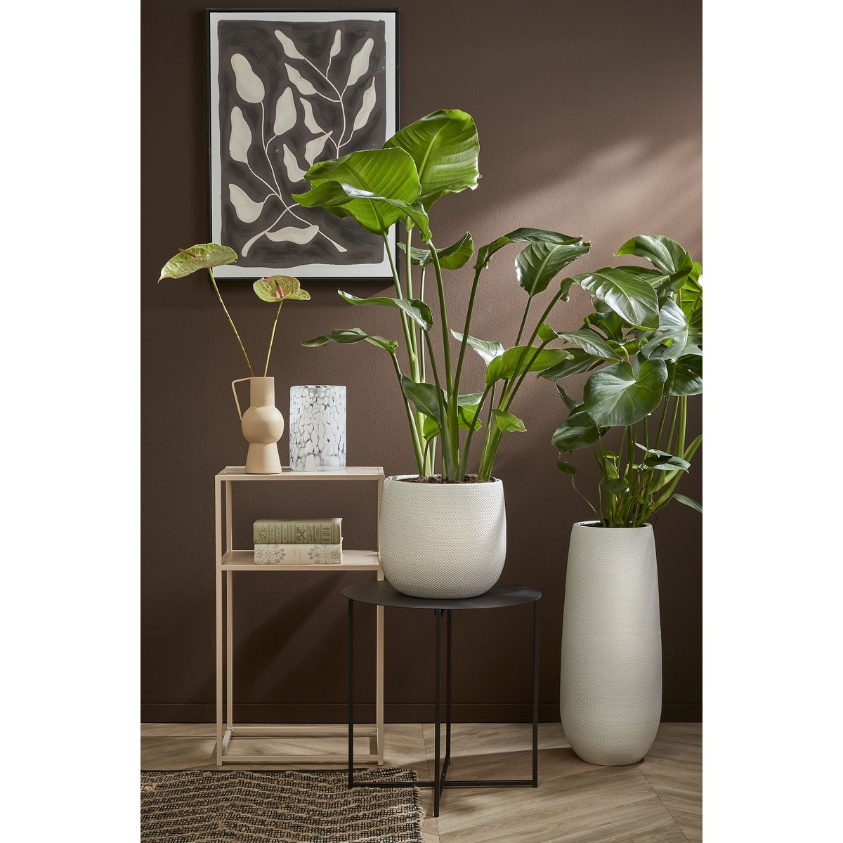 KantoormeubelenPlus Mikki Bijzettafel - H45 x Ø45 cm - Zwart
