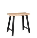 KantoormeubelenPlus Plano Kruk - L46 x B32 x H46 cm - Vurenhout - Lichtbruin