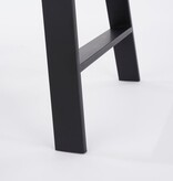 KantoormeubelenPlus Plano Kruk - L46 x B32 x H46 cm - Vurenhout - Lichtbruin