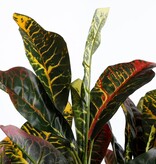 KantoormeubelenPlus Croton Kunstplant in Bloempot Stan - H73 x Ø40 cm - Bont