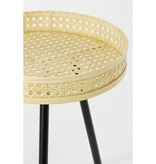 KantoormeubelenPlus Jaylee Bijzettafel - H45 x Ø34 cm - Metaal - Zwart