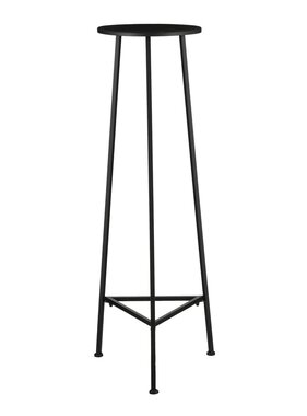 KantoormeubelenPlus Plantentafel - H120 x Ø35 cm - Metaal - Zwart
