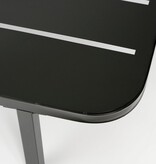 KantoormeubelenPlus Celo Loungetafel - L80 x B80 x H23 cm - Metaal - Zwart