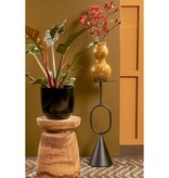 KantoormeubelenPlus Ruben Plantentafel - H60 x Ø24 cm - Metaal - Zwart