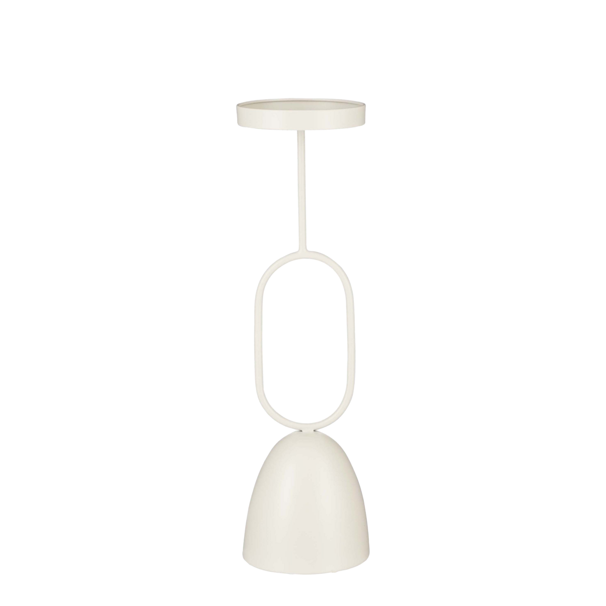 KantoormeubelenPlus Ruben Plantentafel - H70 x Ø20 cm - Metaal - Beige