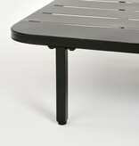 KantoormeubelenPlus Celo Loungetafel - L80 x B80 x H23 cm - Metaal - Zwart