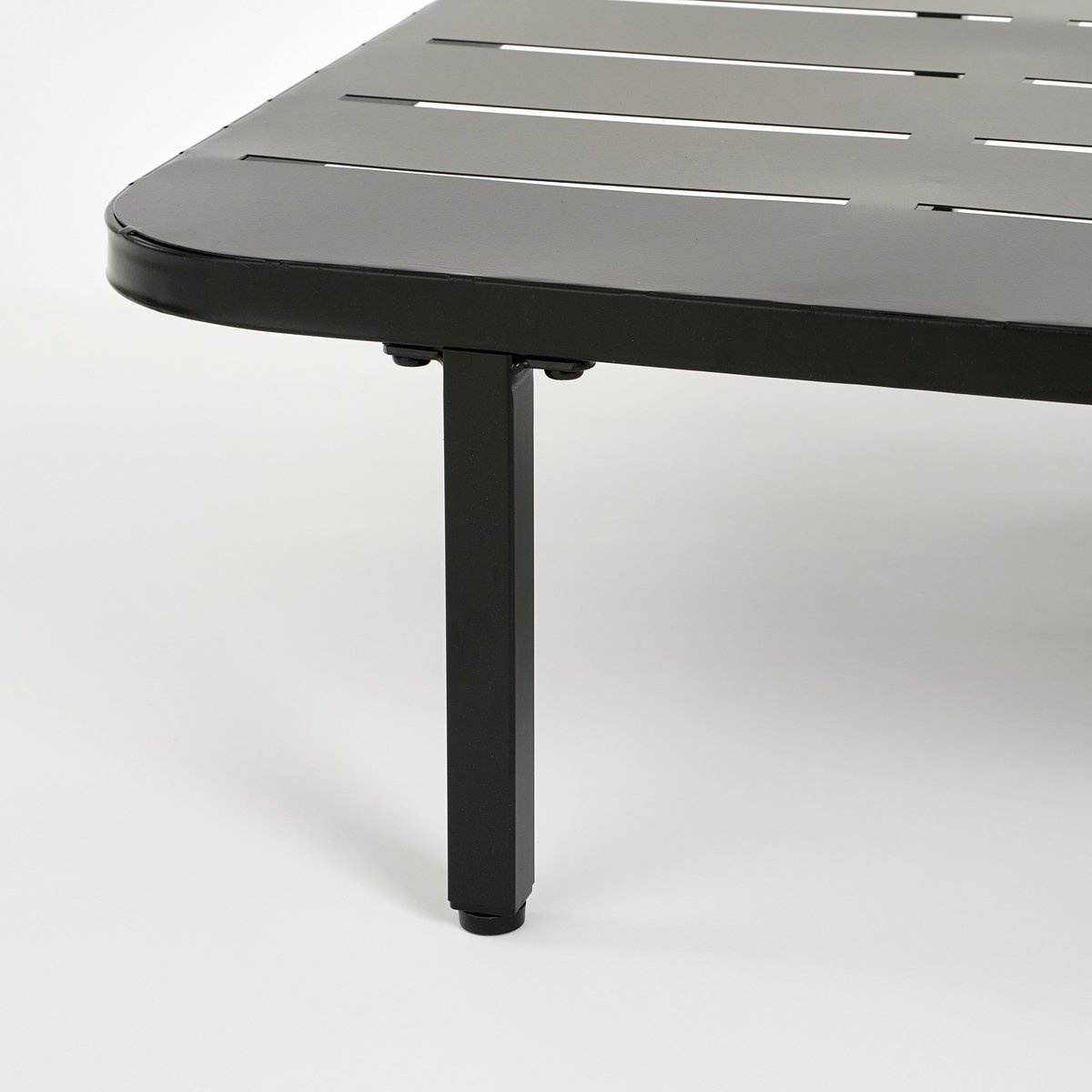 KantoormeubelenPlus Celo Loungetafel - L80 x B80 x H23 cm - Metaal - Zwart