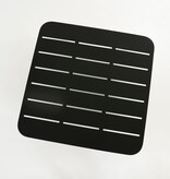 KantoormeubelenPlus Celo Loungetafel - L80 x B80 x H23 cm - Metaal - Zwart