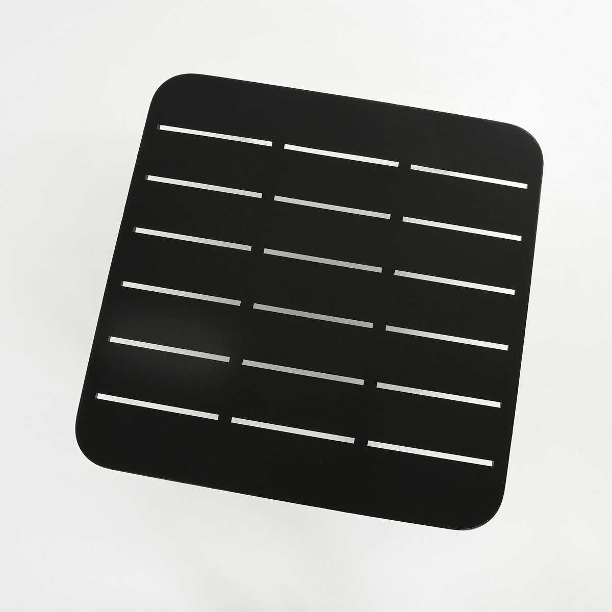 KantoormeubelenPlus Celo Loungetafel - L80 x B80 x H23 cm - Metaal - Zwart