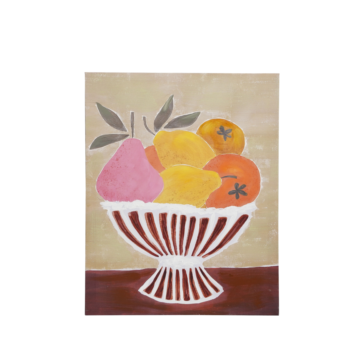 KantoormeubelenPlus Muurdecoratie Fruit - L40 x H50 cm - Canvas - Meerkleurig