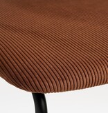 KantoormeubelenPlus Nanet Barkruk - H91 cm - Velvet - Bruin