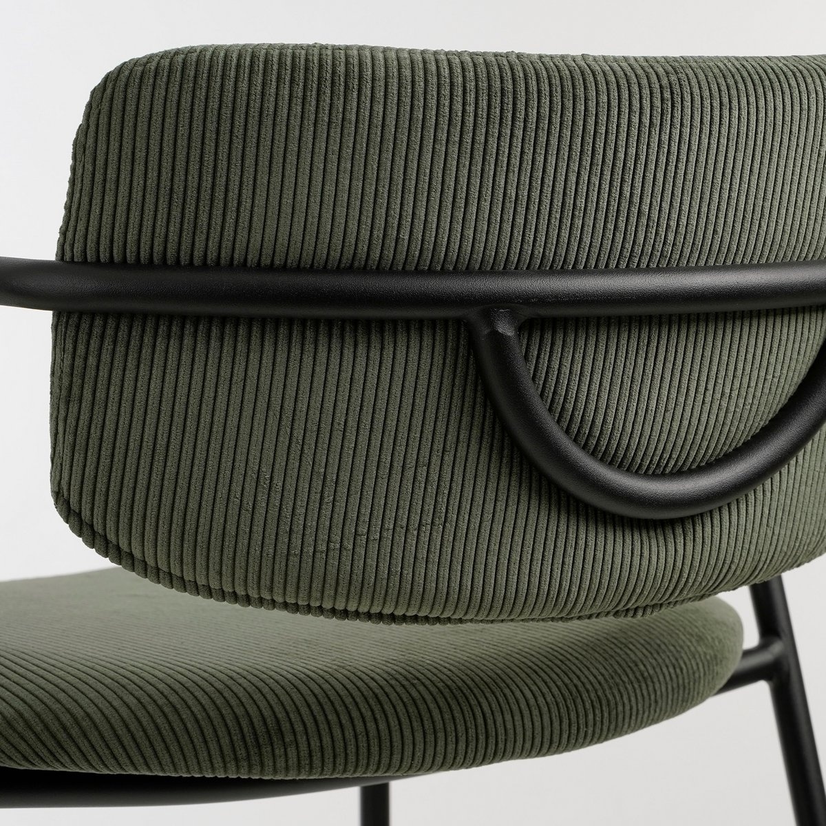 KantoormeubelenPlus Nanet Barkruk - H91 cm - Velvet - Donkergroen