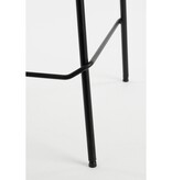 KantoormeubelenPlus Nanet Barkruk - H91 cm - Velvet - Bruin