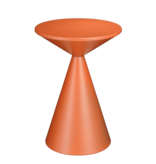 KantoormeubelenPlus Royale Bijzettafel - H55 x Ø40 cm - Metaal - Oranje