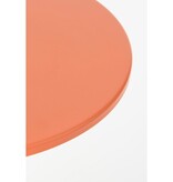 KantoormeubelenPlus Royale Bijzettafel - H55 x Ø40 cm - Metaal - Oranje