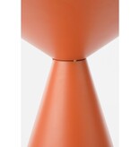 KantoormeubelenPlus Royale Bijzettafel - H55 x Ø40 cm - Metaal - Oranje