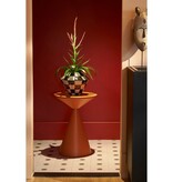 KantoormeubelenPlus Royale Bijzettafel - H55 x Ø40 cm - Metaal - Oranje