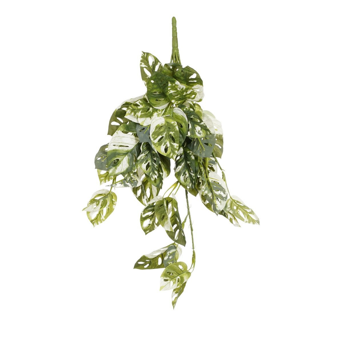 KantoormeubelenPlus Monstera Adansonii Kunst Hangplant - H69 cm - Groen Bont