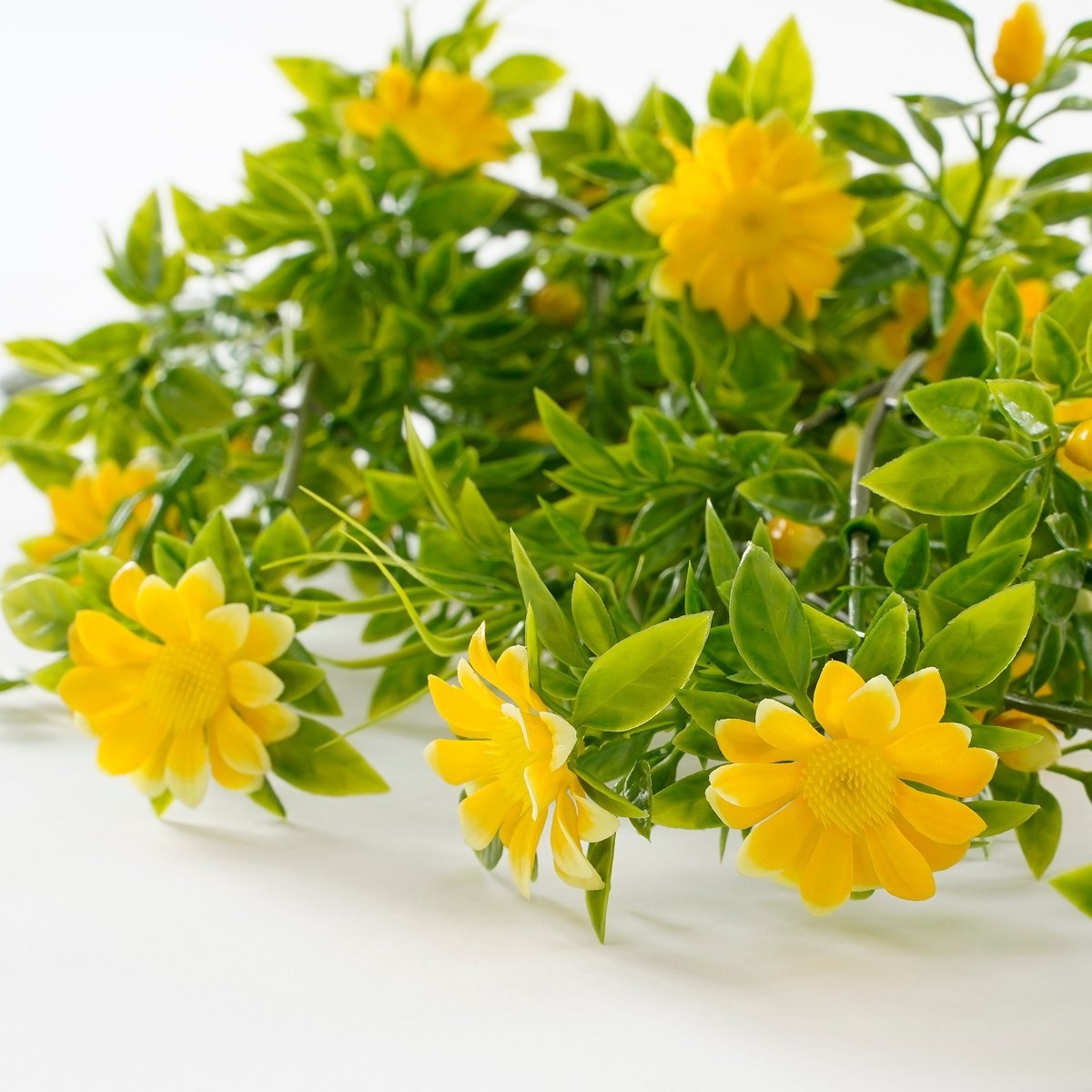 KantoormeubelenPlus Margriet Kunst Hangplant - H60 cm - Geel