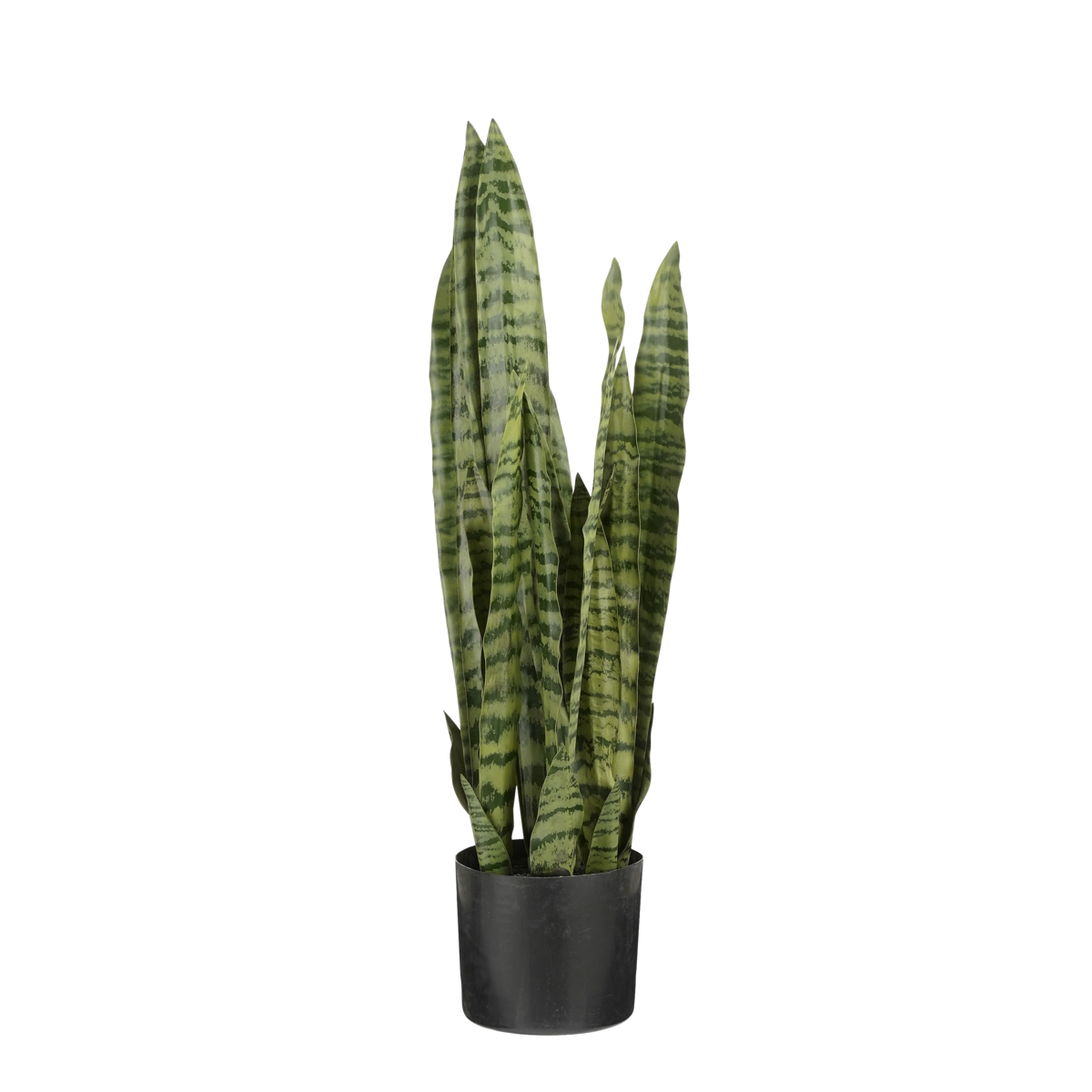 KantoormeubelenPlus Sanseveria Kunstplant in Bloempot - H80 x Ø15 cm - Groen