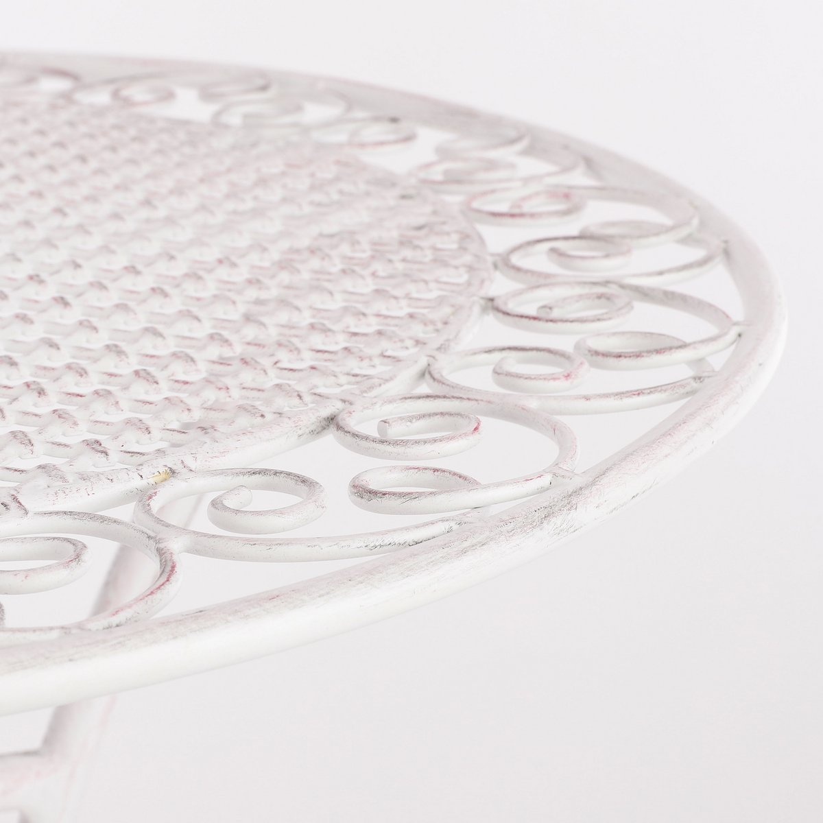 KantoormeubelenPlus Provence Bistrotafel voor Buiten - H70 x Ø60 cm - Wit