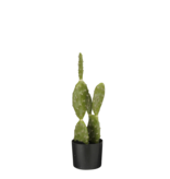 KantoormeubelenPlus Cactus Kunstplant in Bloempot - H50 x Ø25 cm - Groen